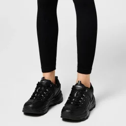 Skechers Dlite Trainers Ladies in Black