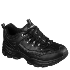 Skechers Dlite Trainers Ladies in Black