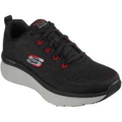 Skechers Dlux Walker Low Top Sneakers in Black