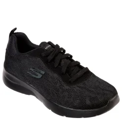 Skechers Dynamight 2.0 Homespun Ladies Trainers in Black