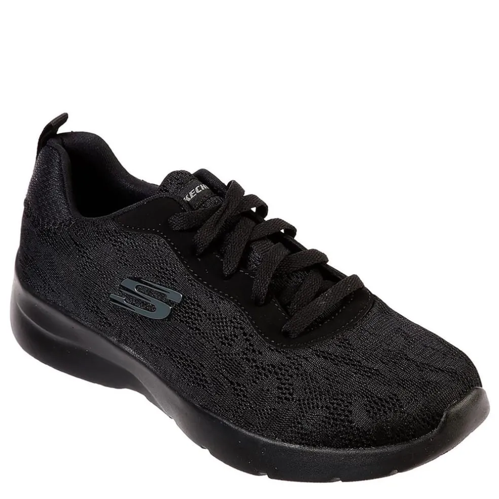 Skechers Dynamight 2.0 Homespun Ladies Trainers in Black