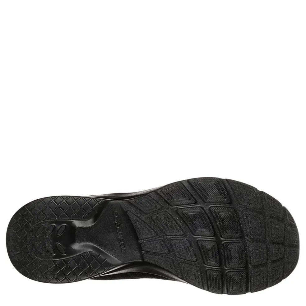Skechers Dynamight 2.0 Homespun Ladies Trainers in Black