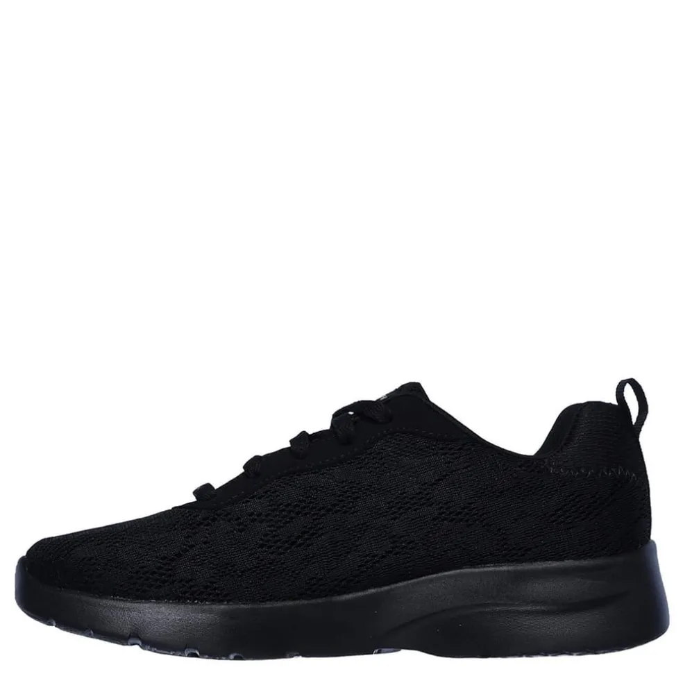 Skechers Dynamight 2.0 Homespun Ladies Trainers in Black
