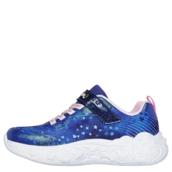 Skechers Eternal Heart Lights Light Up Trainers Girls in Blue