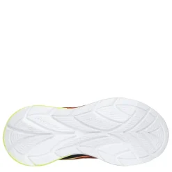 Skechers Flex Glow 4k Low Top Runners in Black