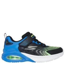 Skechers Gore And Strap Sneaker W Midsole Tech Runners Boys in Black