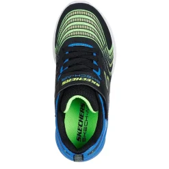 Skechers Gore And Strap Sneaker W Midsole Tech Runners Boys in Black