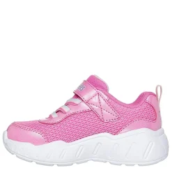 Skechers Gore And Strap Thematic Wrap Sneaker Runners Girls in Pink