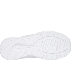 Skechers Gore And Strap Ombre Mesh Sneaker W Low Top Trainers Girls in White