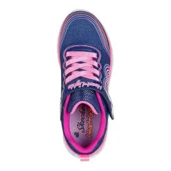 Skechers Heart Lights Retro Heart Light Up Trainers in Blue