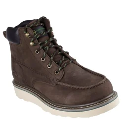 Skechers John Deere Steel Toe Safety Boots in Brown