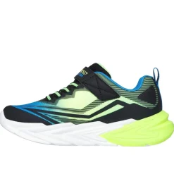 Skechers Lighted Gore And Strap Sneaker W Mids Light Up Trainers Boys in Black