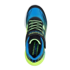 Skechers Lighted Gore And Strap Sneaker W Mids Light Up Trainers Boys in Black