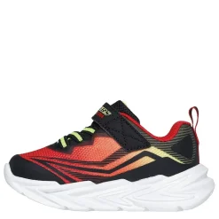 Skechers Lighted Gore And Strap Sneaker W Mids Light Up Trainers Boys in Black