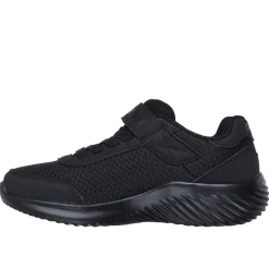 Skechers Lightweight Gore And Strap Sneaker Runners Boys in Black