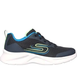 Skechers Lightweight Lace Up Sneaker Runners Boys in Black