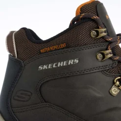 Skechers Mens Relment Dagget Boots in Chocolate