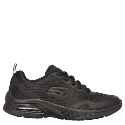 Skechers Microspec Max Junior Trainers in Black