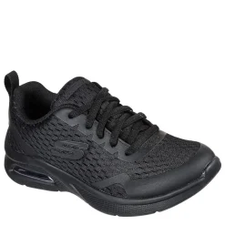 Skechers Microspec Max Junior Trainers in Black