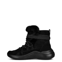 Skechers Midtown Winter Block Heel Boots in Black