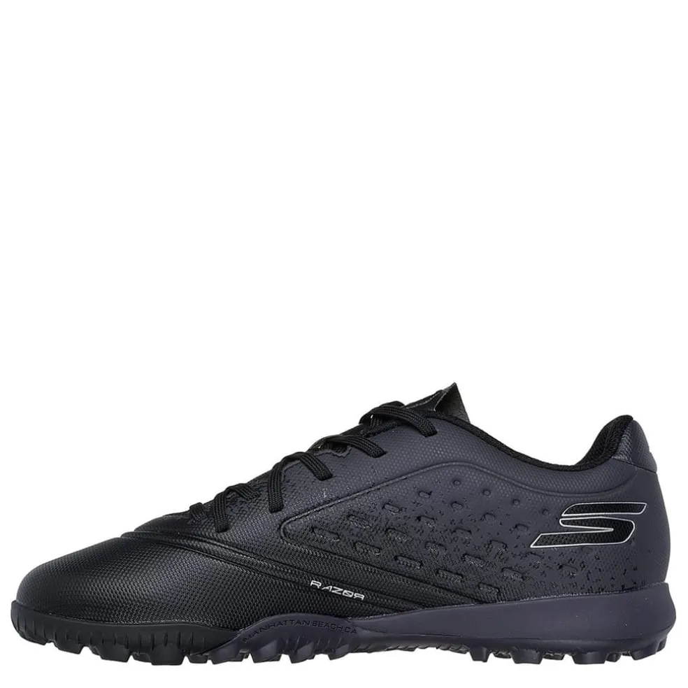 Skechers Razor Jr Youth Tf Astro Turf Football Boots Boys in Black