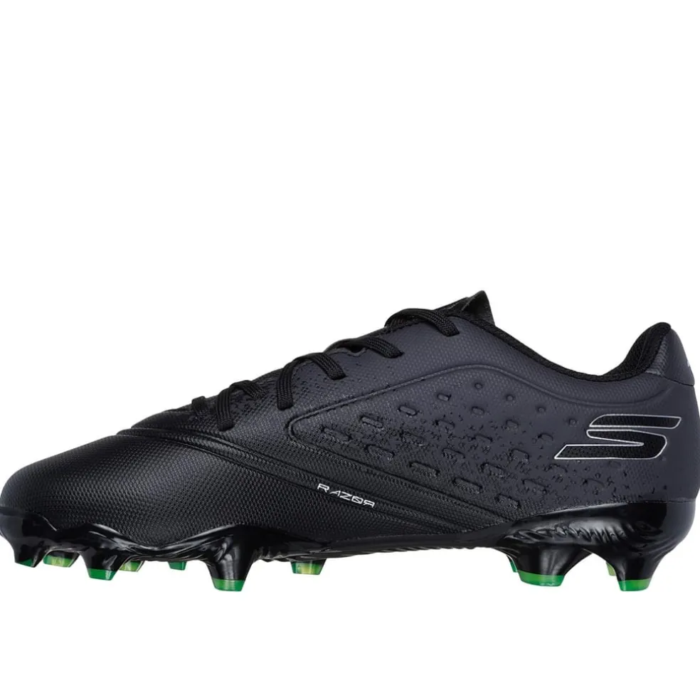 Skechers Razor Juniors Firm Ground Football Boot in Black