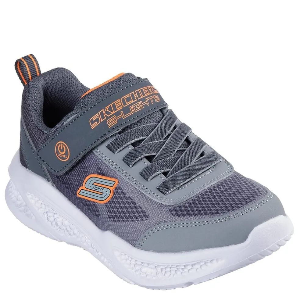 Skechers S Lights: Meteor Lights Shoes Childrens in Grey