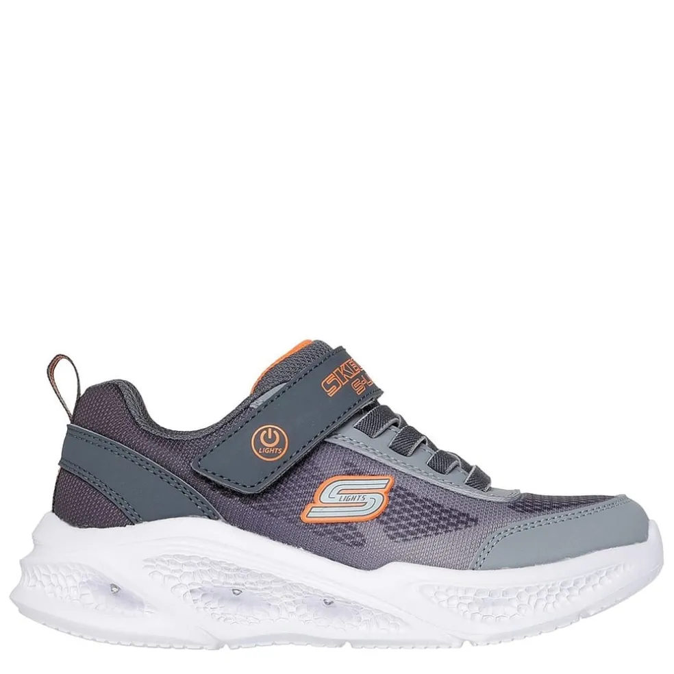 Skechers S Lights: Meteor Lights Shoes Childrens in Grey
