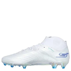 Skechers Skx 01 High Firm Ground Football Boots Boys in White