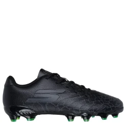 Skechers Skx 01 Youth Juniors Firm Ground Football Boots in Black