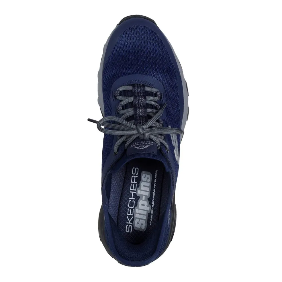 Skechers Slip-In Low Top Hiking Sneakers in Blue