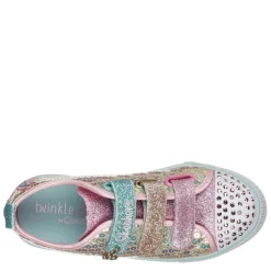Skechers Twinkle Toes Mermaid Magic Infants Trainers in Gold
