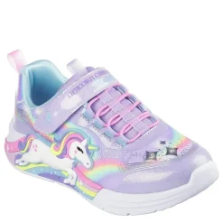 Skechers Unicorn Light Up Trainers in Purple