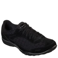 Skechers Womens Breathe Easy Poised Thrill Trainers in Black