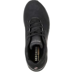 Skechers Womens Uno Stand On Air Trainers in Black
