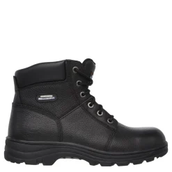 Skechers Work Workshire Mens Steel Toe Cap Safety Boots in Black