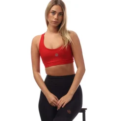 Skins Series-3 Active Bra in Red