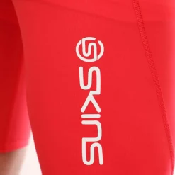 Skins Series-1 Half Tights in Red
