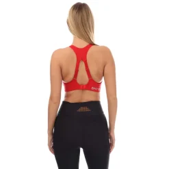 Skins Series-3 Hi-Impact Bra in Red