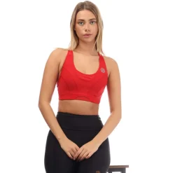 Skins Series-3 Hi-Impact Bra in Red