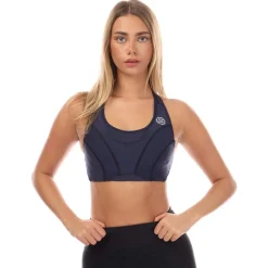 Skins Series-3 Hi-Impact Bra in Navy