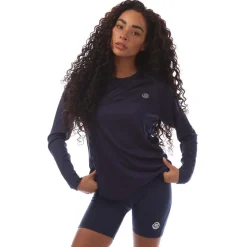 Skins Series-3 Long Sleeve T-Shirt in Navy