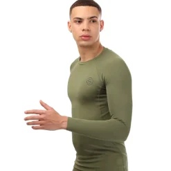 Skins Series-2 Long Sleeve Top in Khaki