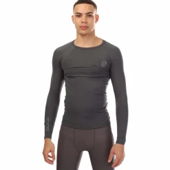 Skins Series-2 Long Sleeve Top in Charcoal