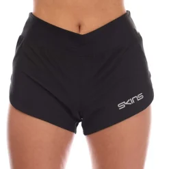 Skins Series-3 Run Shorts in Black