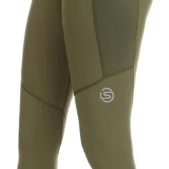 Skins Series-3 Thermal Long Tights in Khaki