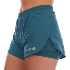 Skins Series-3 X-Fit Shorts in Teal