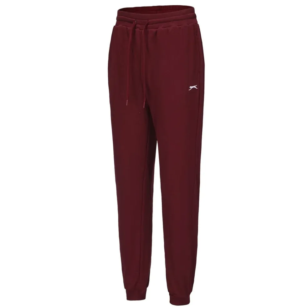 Slazenger Interlock Closed Hem Pant Ladies in Red