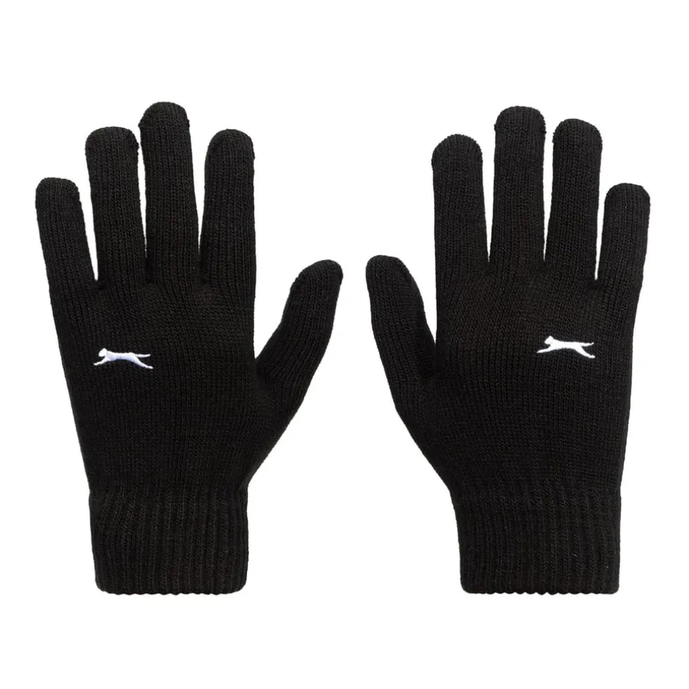 Slazenger Knit Glove in Black