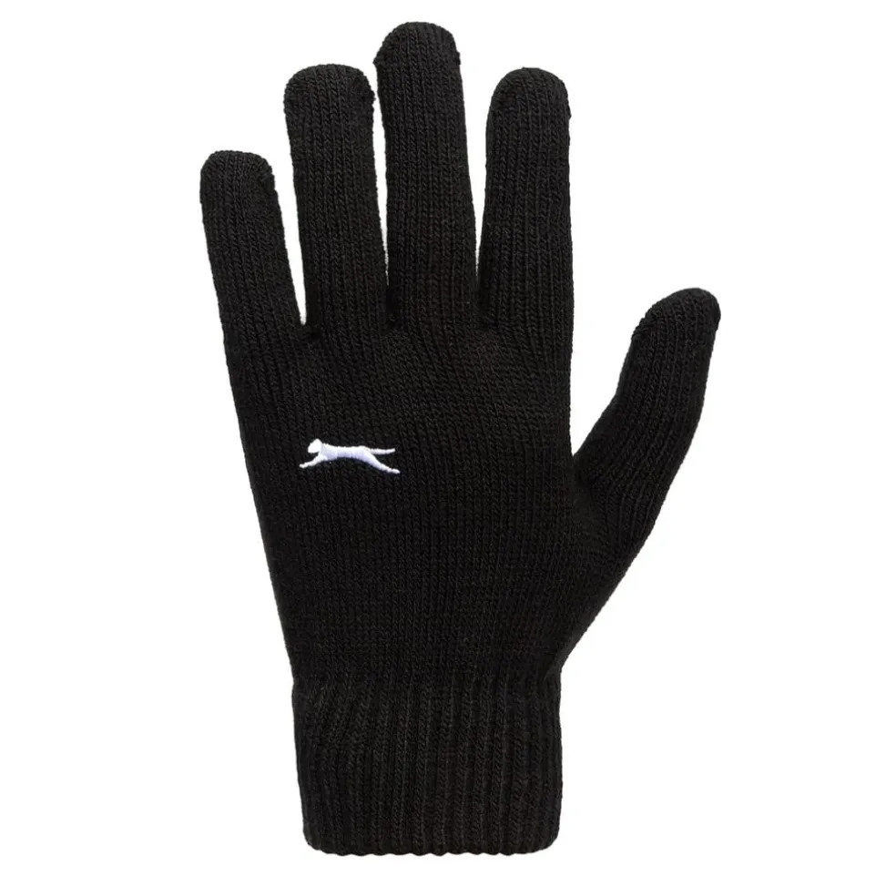 Slazenger Knit Glove in Black